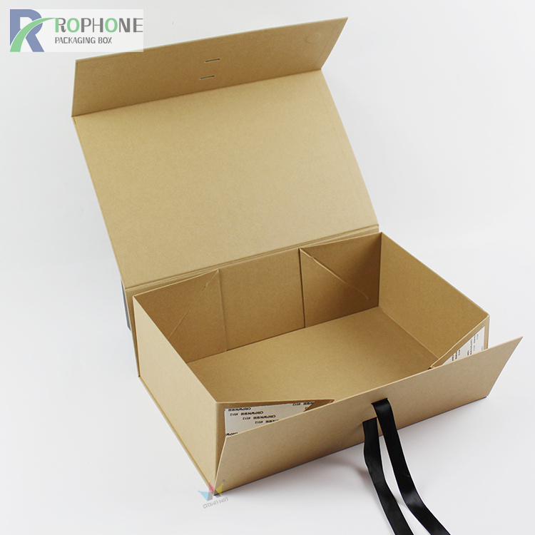 kotak hadiah pek rata kraft